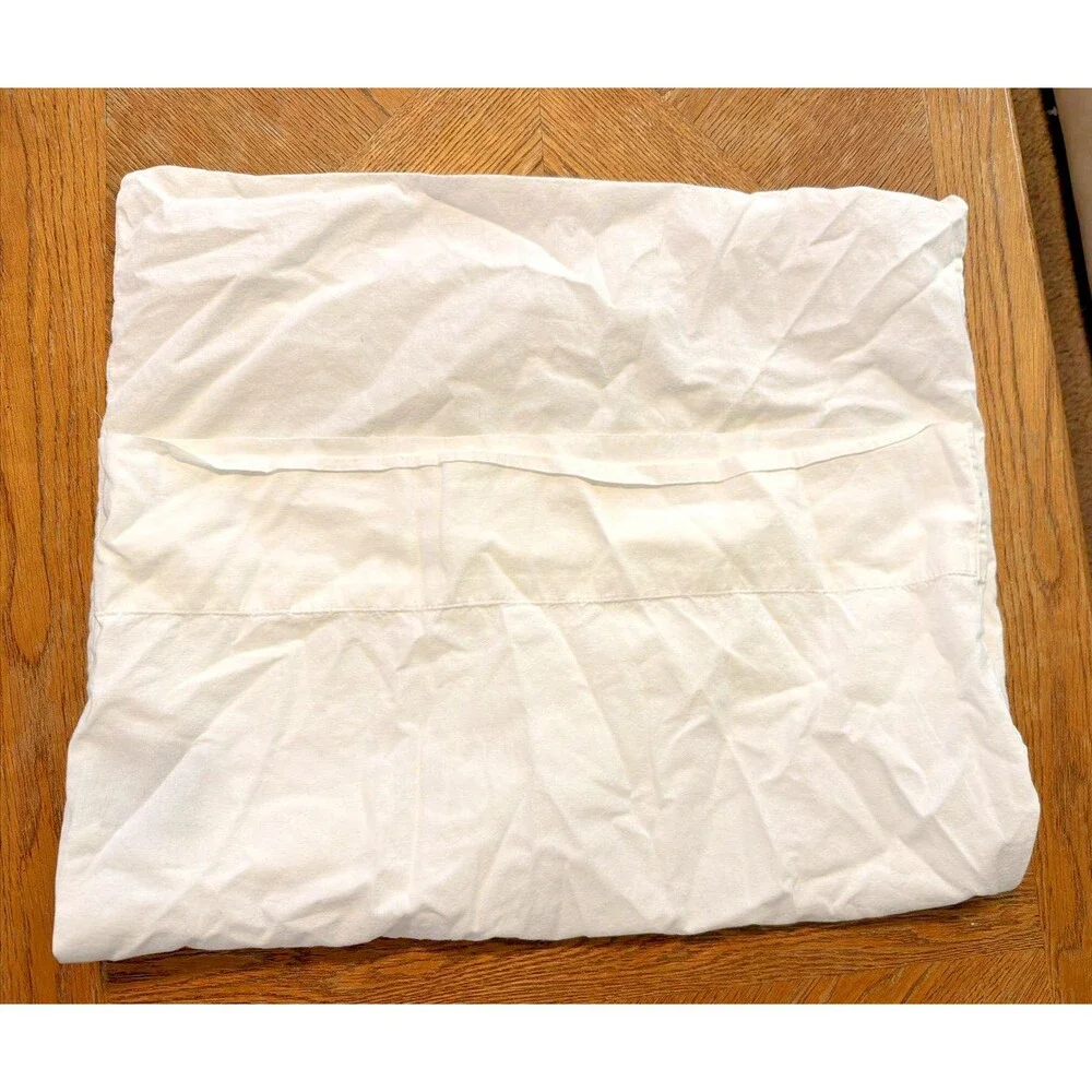 Laura Ashley Full Bed Sheet Set Pillow Cases 4 Pieces White